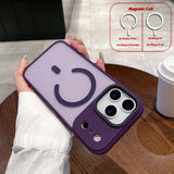 Full Camera Anti-knock Anti-fingerprint Shell Magnetic Case For iPhone