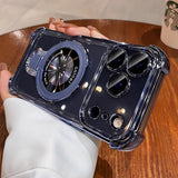 Shockproof Stand Magnetic Case For iPhone