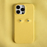 Unique Eye Design Genuine Leather Case For Iphone