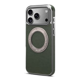Magnetic Genuine Cowhide Leather Case for iphone