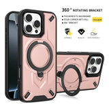 360° Rotating Bracket Shockproof Magnetic Case for iPhone