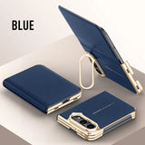 Luxury Matte Leather Shockproof Case For iPhone Duo