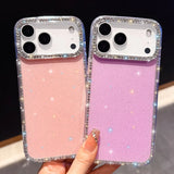 Shiny Little Stars Glitter Diamond Clear Phone Case For iPhone