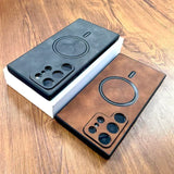 PU Leather Magnetic  Case For Samsung Galaxy