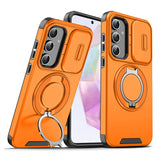 Folding Bracket Slide Magnetic Phone Case For Samsung