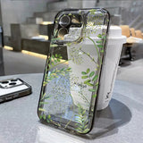 Flower Shockproof Transparent  Case For iPhone