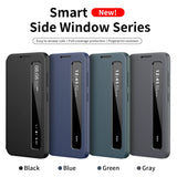 Smart Leather Window View Touch Display Flip Shell Case for Samsung
