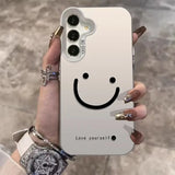 Silver Smile Case For Samsung Galaxy