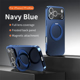 360° Rotating Magnetic Ring Stand Case for iPhone