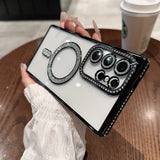 Diamond Magnetic Full Lens Protection Case for Samsung Galaxy