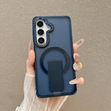 Luxury Matte Folding Magnetic Stand Phone Case For Samsung S26