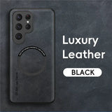 Magnetic Leather Phone Case For Samsung