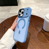 Full Camera Anti-knock Anti-fingerprint Shell Magnetic Case For iPhone