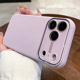 Large Window Silicone Soft Case For IPhone