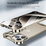 Aluminum Alloy Frameless Shockproof Irregular Metal Bumper Case For iPhone