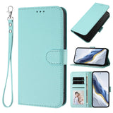 Solid Color Magnetic Flip Wallet Leather Case For iPhone