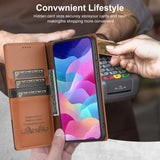Magnetic Flip Leather Wallet Case For Samsung Galaxy