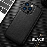 Business Luxury Leather Case For iPhone