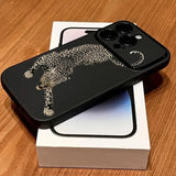 Leopard Print "888" Lucky Number Shockproof Soft Case For iPhone