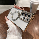 Diamond Magnetic Full Lens Protection Case for Samsung Galaxy