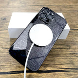 Mechanical Drawing Transparent Plating Case For iPhone
