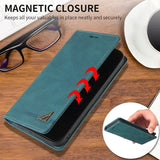 Anti-theft Flip Leather Wallet Case For Iphone