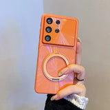 360° Rotating Stand MagSafe Magnetic Phone Case For Samsung