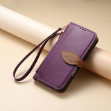 Zipper Leather Wallet Flip Case For for iPhone