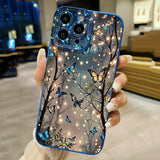 Glow In The Dark Butterfly Design Case for iPhone