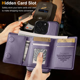 Magnetic Anti-Theft Detachable Leather Case For iPhone