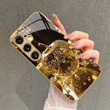 Luxury Gold-Leaf Fruit Pattern Case For Samsung