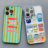 Sardines Color Fish Funny Phone Case For iPhone
