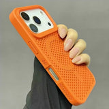 Honeycomb Heat Dissipation Wireless Charge Case for iPhone