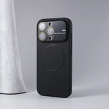 Luxury Slim Matte Large Window Case for iPhone