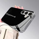 Cool Black Dream Chaser Glass Protective Case For Samsung