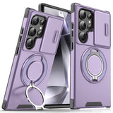 Magnetic 360° Rotate Bracket Slide Camera Case for Samsung