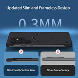 Luxury Ultra Slim Magnetic Frameless Solid Color Phone Case for Samsung