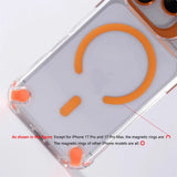 Luxury Transparent Magnetic Shockproof Case for iPhone