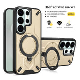 Magnetic Wireless Charge Mecha Shockproof Cover For Samsung