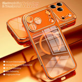 Luxury Plating Soft TPU Magnetic Case For iPhone