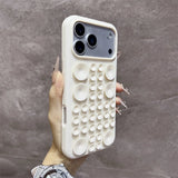 Shockproof Circular Suction Cup Silicone Phone Case for iPhone