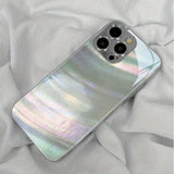 Luxury Color Gradient Tempered Glass Case For iPhone