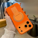 Luxury Fold Stand Holder Magnetic Matte Case for iPhone