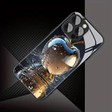 Luxury Waterdrop Crystal For Apple Tempered Glass  Case For iPhone