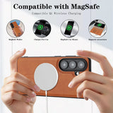 2 In 1 Flip Leather Case for Samsung Galaxy