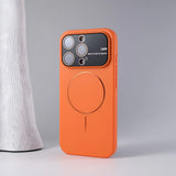 Luxury Slim Matte Large Window Case for iPhone