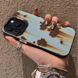 Spain Blue Rusty Pattern Phone Case For iPhone