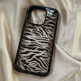Creative Cartoon Zebra Pattern Personalized Cute Trendy Case For iPhone