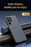 Magnetic Leather Shield Anti-Fingerprint Case For Samsung Galaxy S26 Ultra