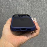 Luxury Orange Matte Transparent Phone Case For iPhone